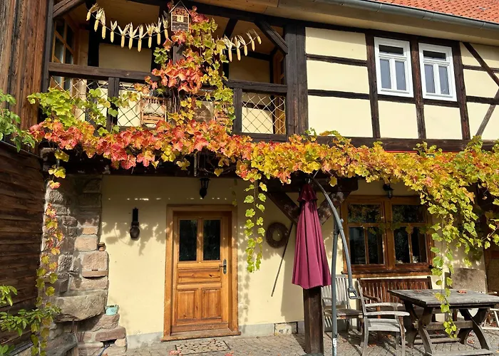 Fachwerkhaus Mit Rustikalem Weinkeller Und Garten, Ganze Unterkunft, Gute Lage Feriehus Laucha (Thuringia)