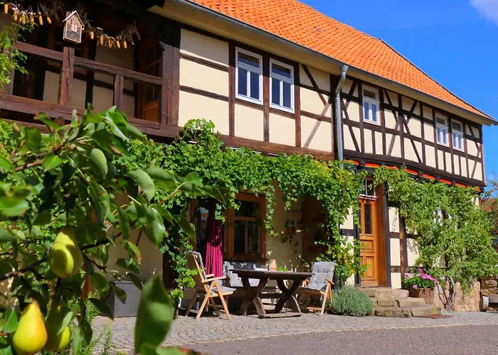 Feriehus Fachwerkhaus Mit Rustikalem Weinkeller Und Garten, Ganze Unterkunft, Gute Lage Laucha (Thuringia)